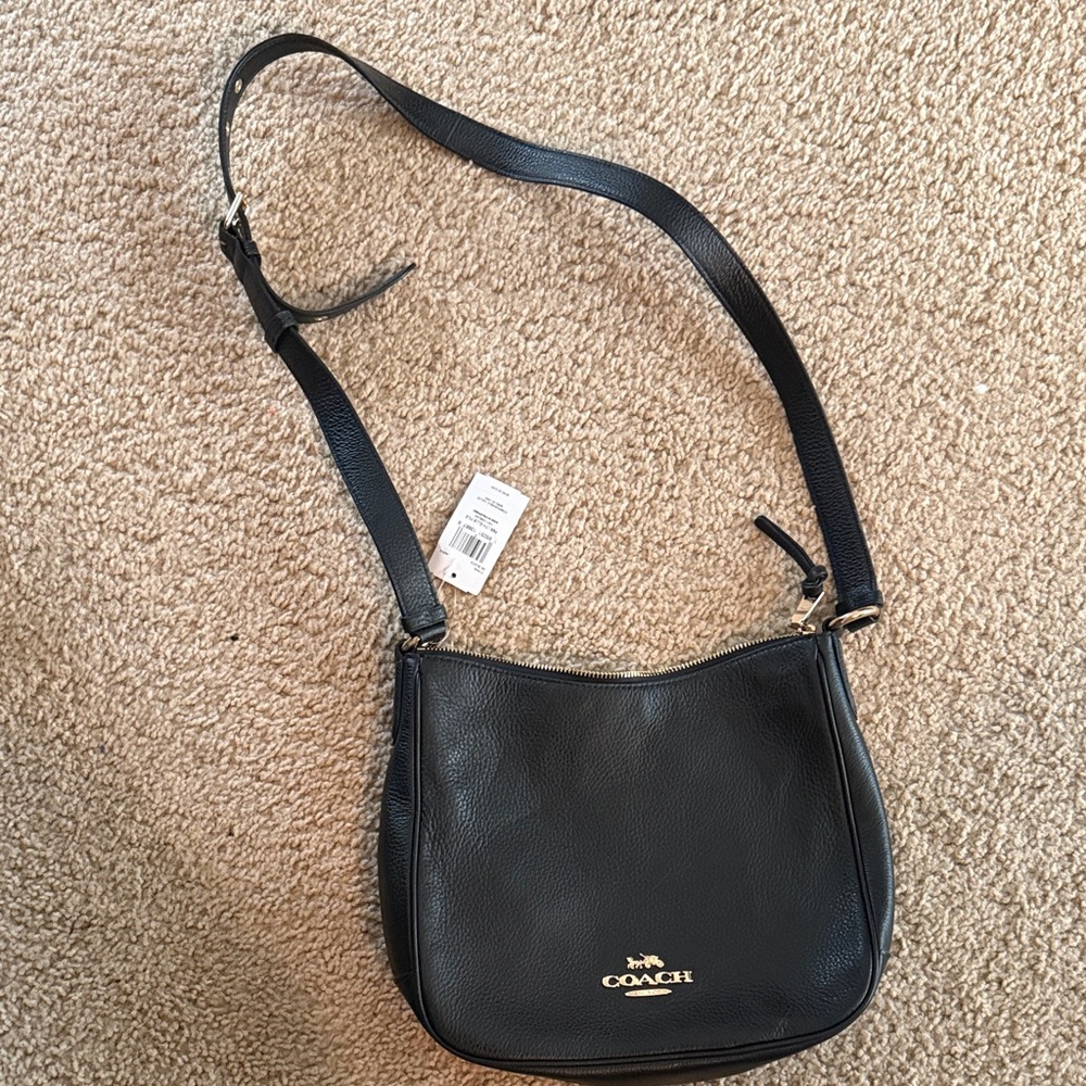 Coach Midnight Black Shoulder Bag